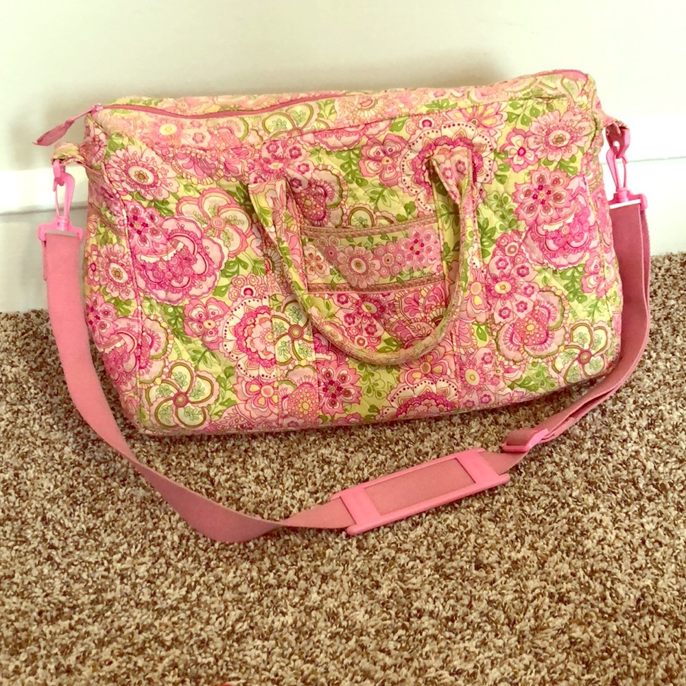 Vera Bradley Petal Pink Weekender *HARD TO FIND*